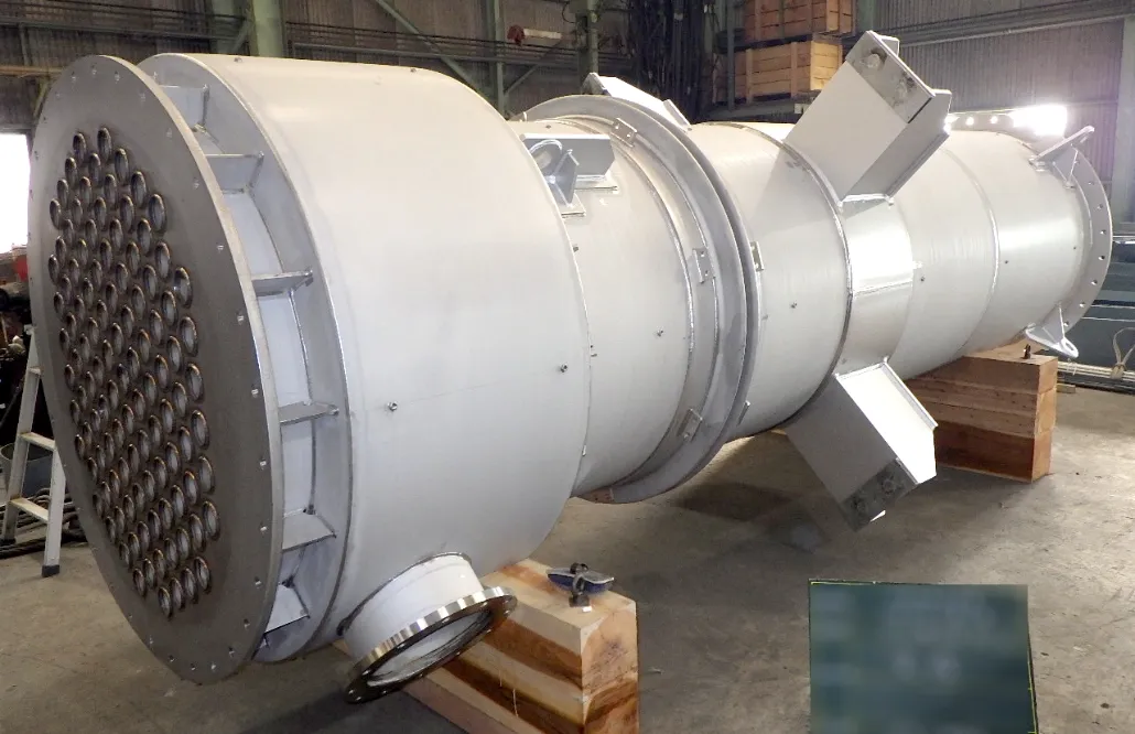 For incineration of sewage sludge (air preheater)